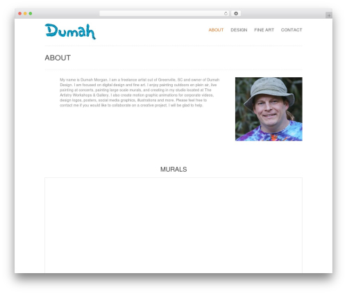 Purity WP theme - dumahdesign.com