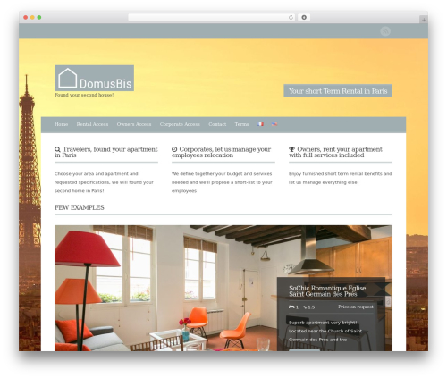 Quartier theme WordPress - domusbis.com