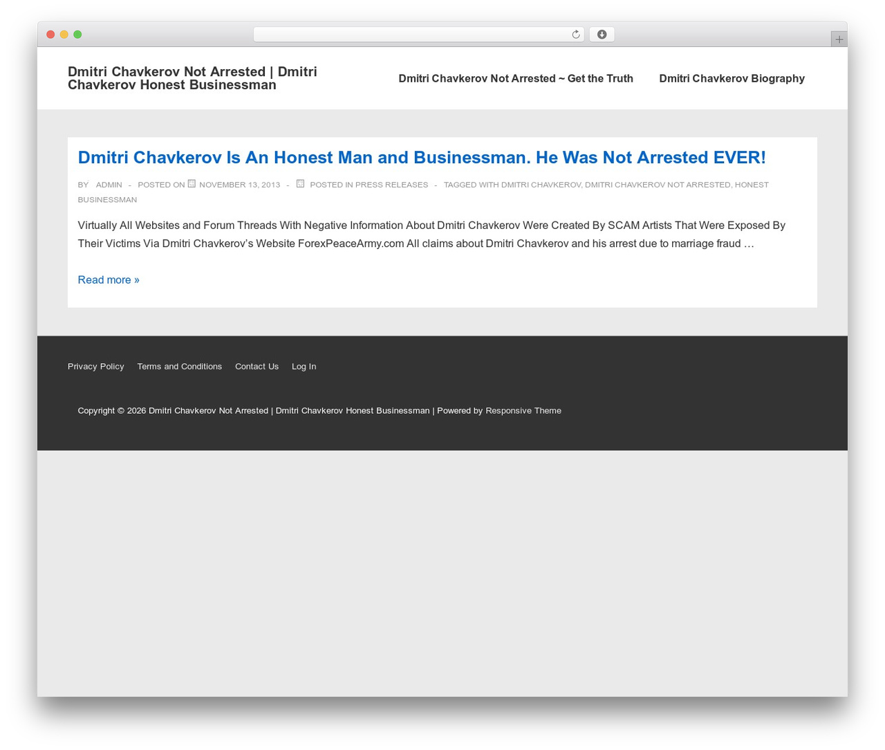 Responsive theme WordPress - dmitrichavkerovnotarrested.com