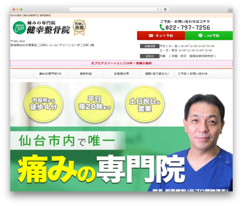 Selfull theme WordPress - kenko-body.jp