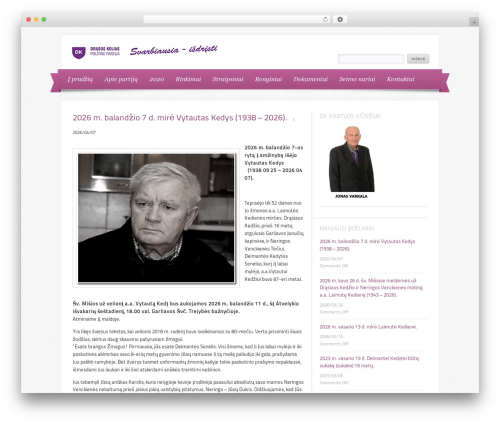 Gallery WordPress plugin - drasoskeliaspartija.lt
