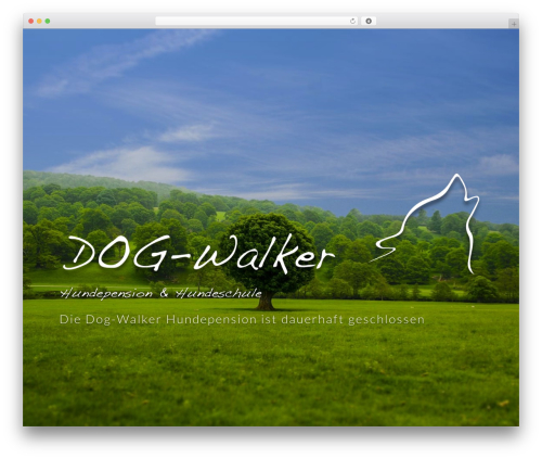Theme WordPress Divi - dog-walker-hundepension.de