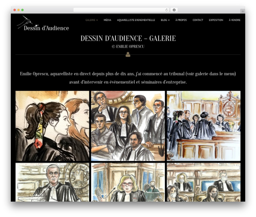 Theme WordPress Scent (shared on wplocker.com) - dessin-audience.com