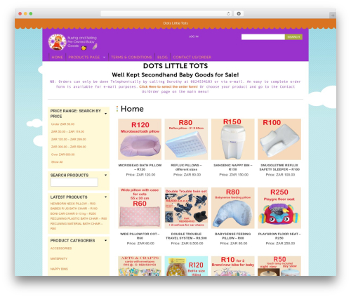 jQuery Slider (jquery-slider) free WordPress plugin - dotslittletots.co.za