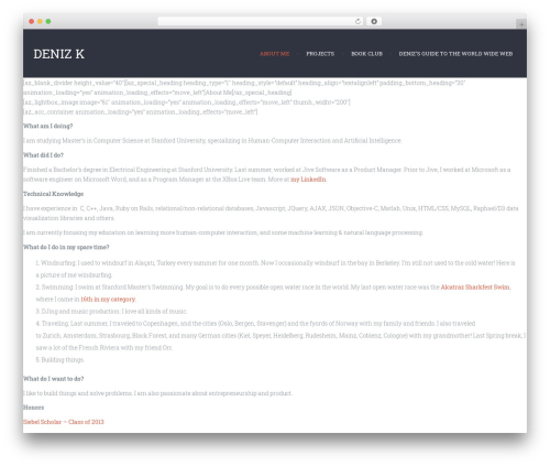 WordPress theme Chariot - dkahramaner.com