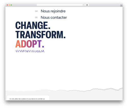 WordPress theme starter - changestorming.fr