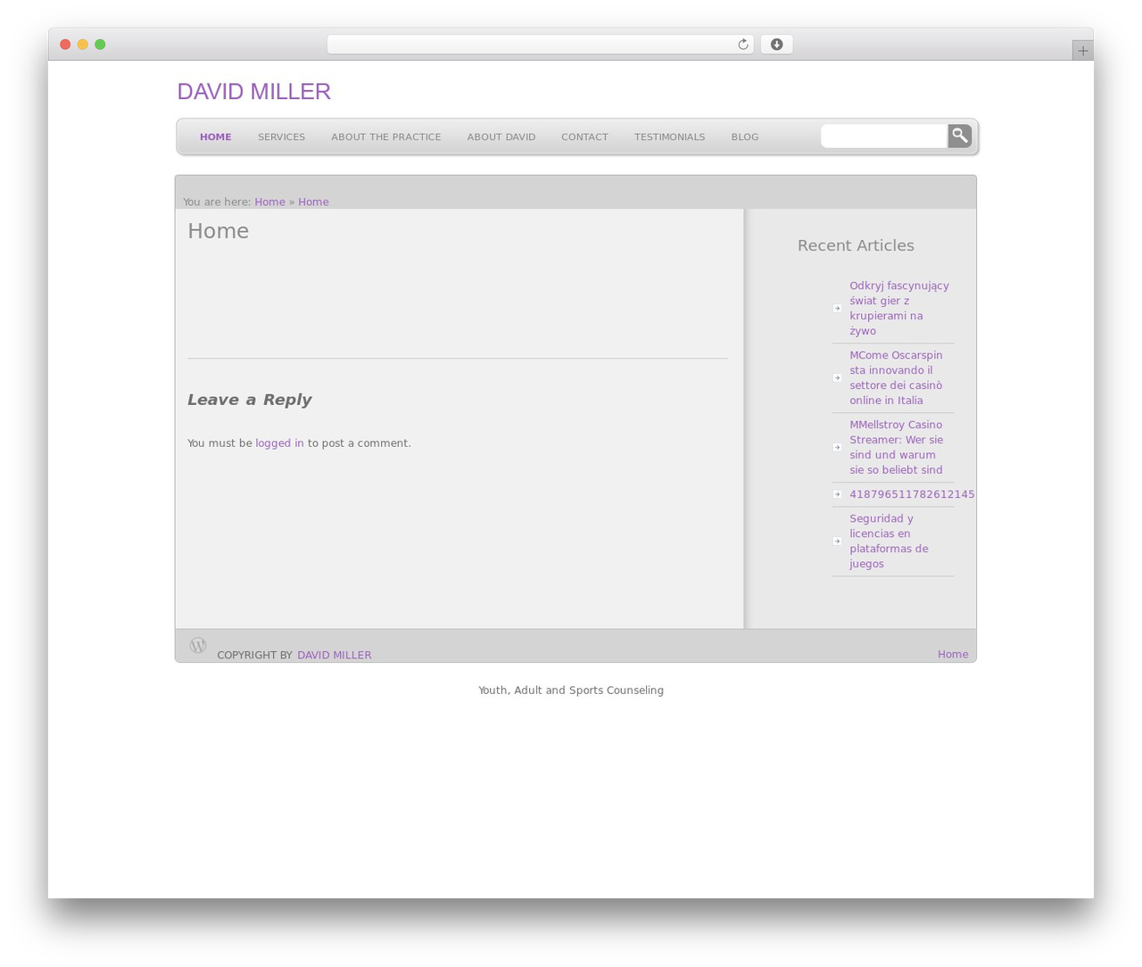 WordPress theme WP-Creativix - davidowenmiller.com WordPress theme WP-Creativix - davidowenmiller.com