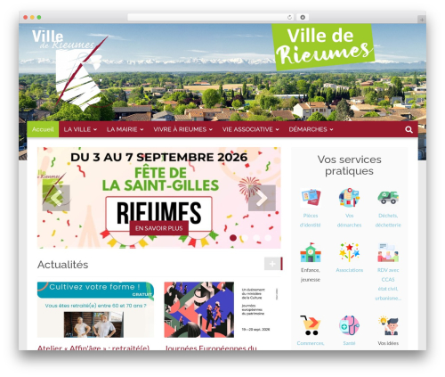 6temflex WordPress theme - ville-rieumes.fr