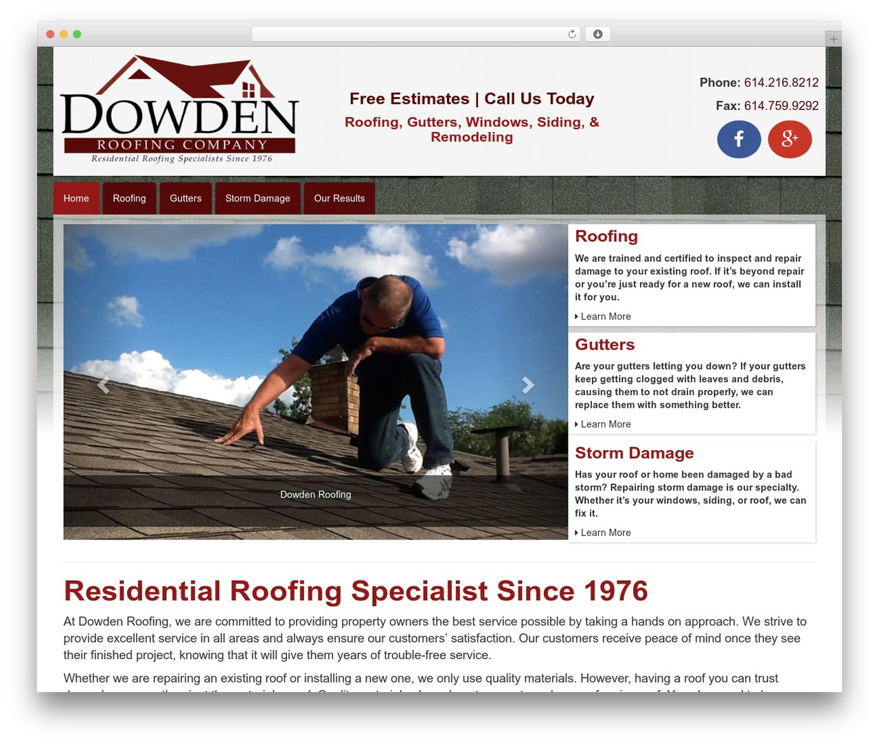 Bootstrap EMF Starter Theme WordPress theme - dowdenroof.com