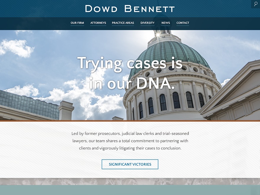 Dowd Bennett 2016 premium WordPress theme by Paradigm New Media Group