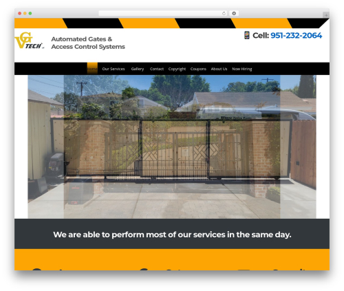DP Gates theme WordPress - automatedgatesrepair.com