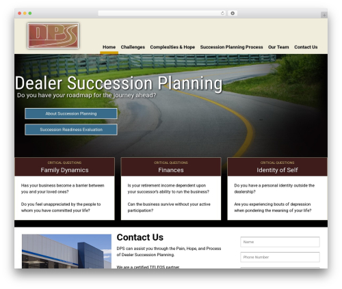 DPS WordPress theme - dealerplanningservices.com