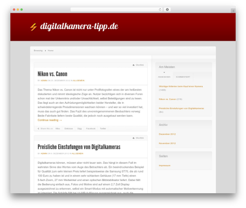 News theme WordPress - digitalkamera-tipp.de