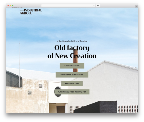 Oberon WordPress theme - industrialakroll.com