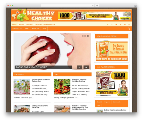 Theme WordPress Orange - myhealthnow.com Theme WordPress Orange - myhealthnow.com