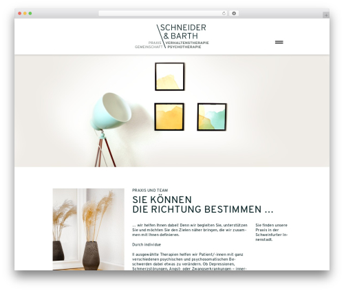 Theme WordPress R.H. Dev. Theme - schneider-barth-psychotherapie.com