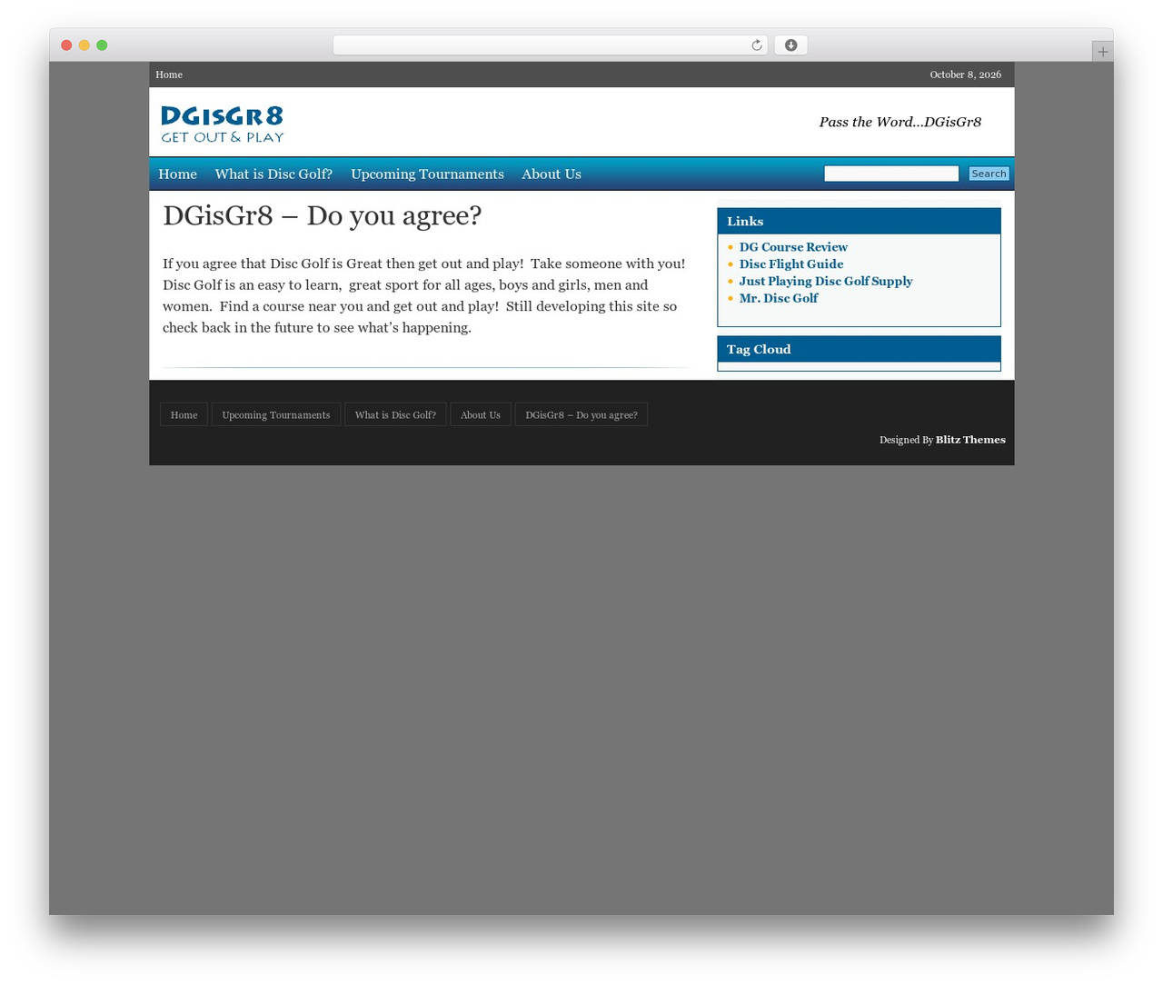 utility WordPress theme - dgisgr8.com