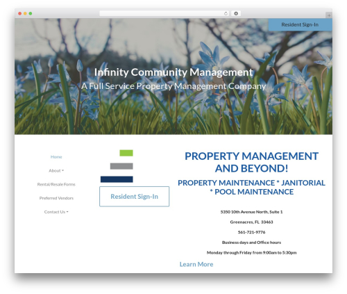 WordPress theme Frontsteps - Trouvaille - infinitycommunitymgmt.com