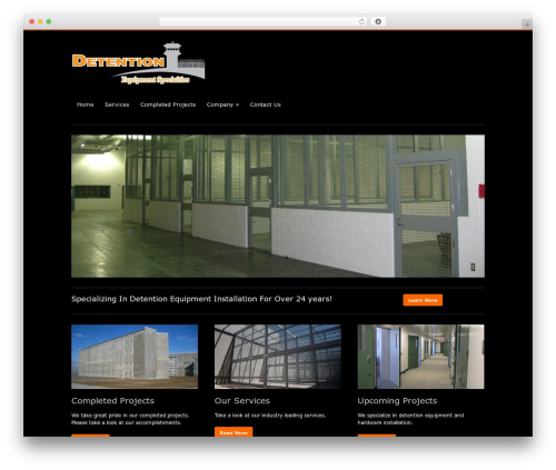 WordPress theme Hero - detentioninc.com