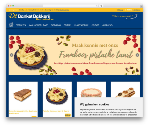 WP theme Banketbakkerij Den Hollander - debanketbakkerij.nl