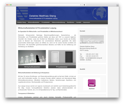 WP theme Responsive - detektei-stang.de