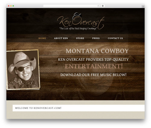 cherry WordPress theme - kenovercast.com
