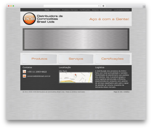 DCB WordPress theme - dcbbrasil.com.br