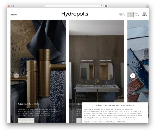Hydropolis WordPress theme - hydropolis.fr