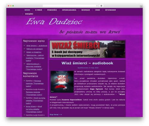 Literacka2 WordPress theme - darkita.pl