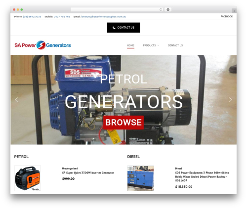 Powerzone WordPress theme - sapowergenerators.com