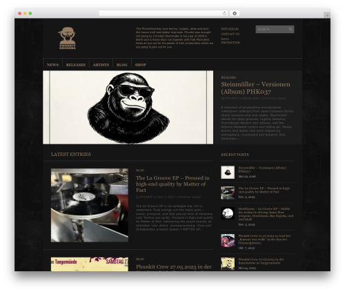 Sight WordPress theme - phunkit-rec.com