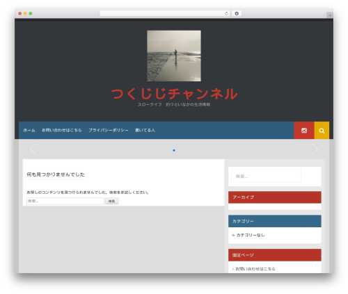 Synapse WordPress website theme - tsukujijichannel.com