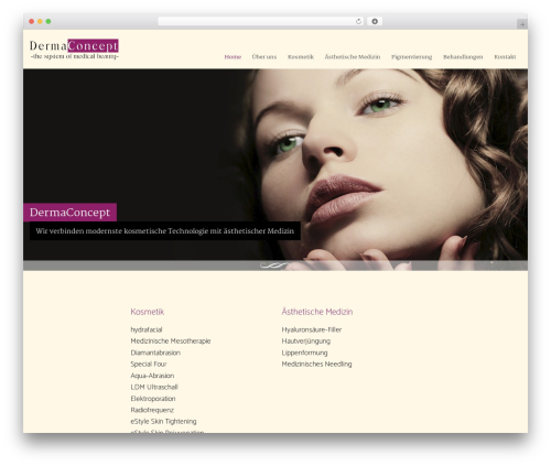 Theme theme WordPress - dermaconcept.at