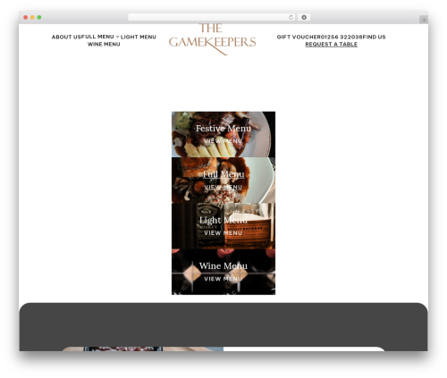 Theme WordPress Divi - thegamekeepers.co.uk