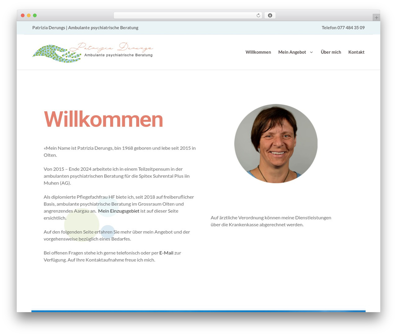 Vast WordPress theme - patrizia-derungs.ch