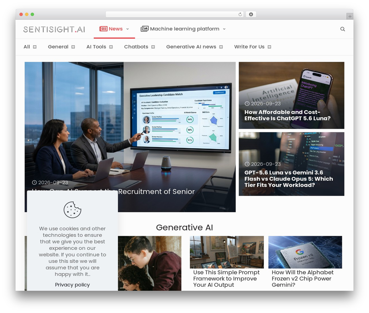 WordPress theme Betheme - www.sentisight.ai