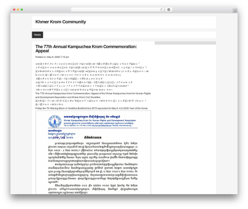 WP theme Builder - khmerkromngo.org