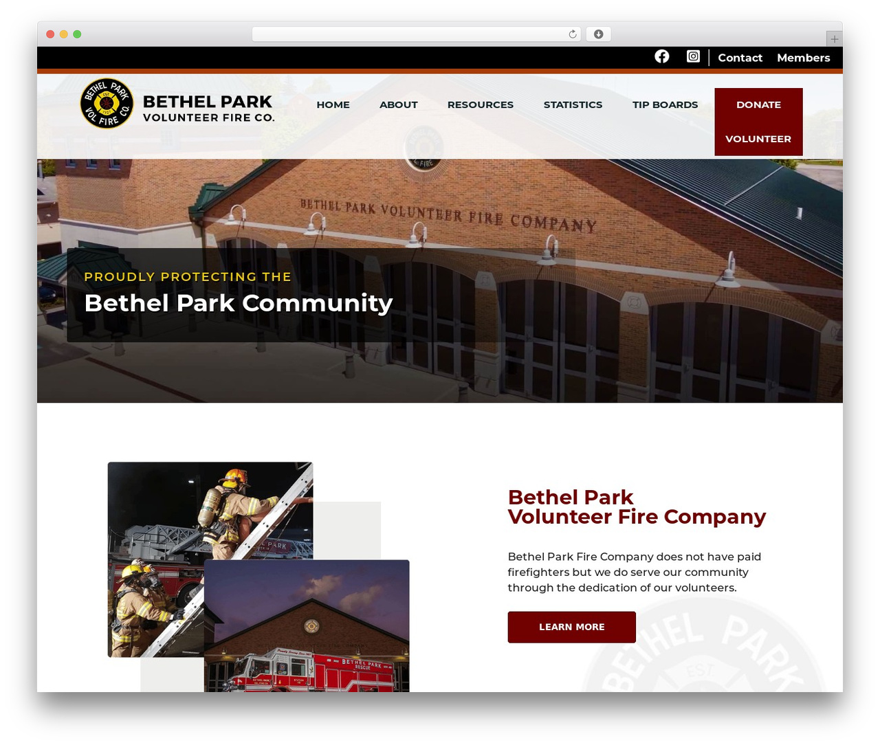 Azure Basic Child WordPress theme - bethelparkvfc.com