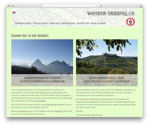 Search filter bb WordPress plugin - wander-erlebnis.ch
