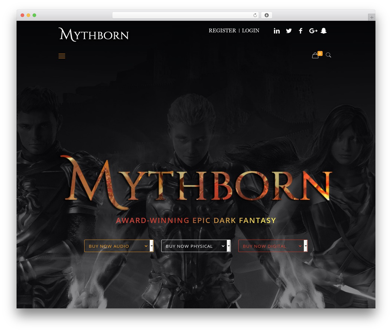 Betheme top WordPress theme - mythbornmedia.com