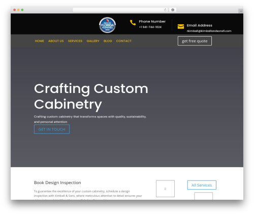 Divi WordPress theme - kimballandsonsfl.com