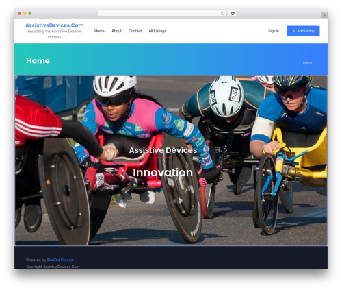 dservice WordPress theme design - assistivedevices.com