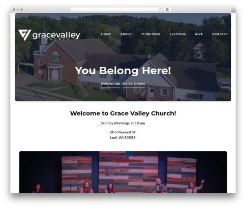Float theme WordPress - gracevalley.church
