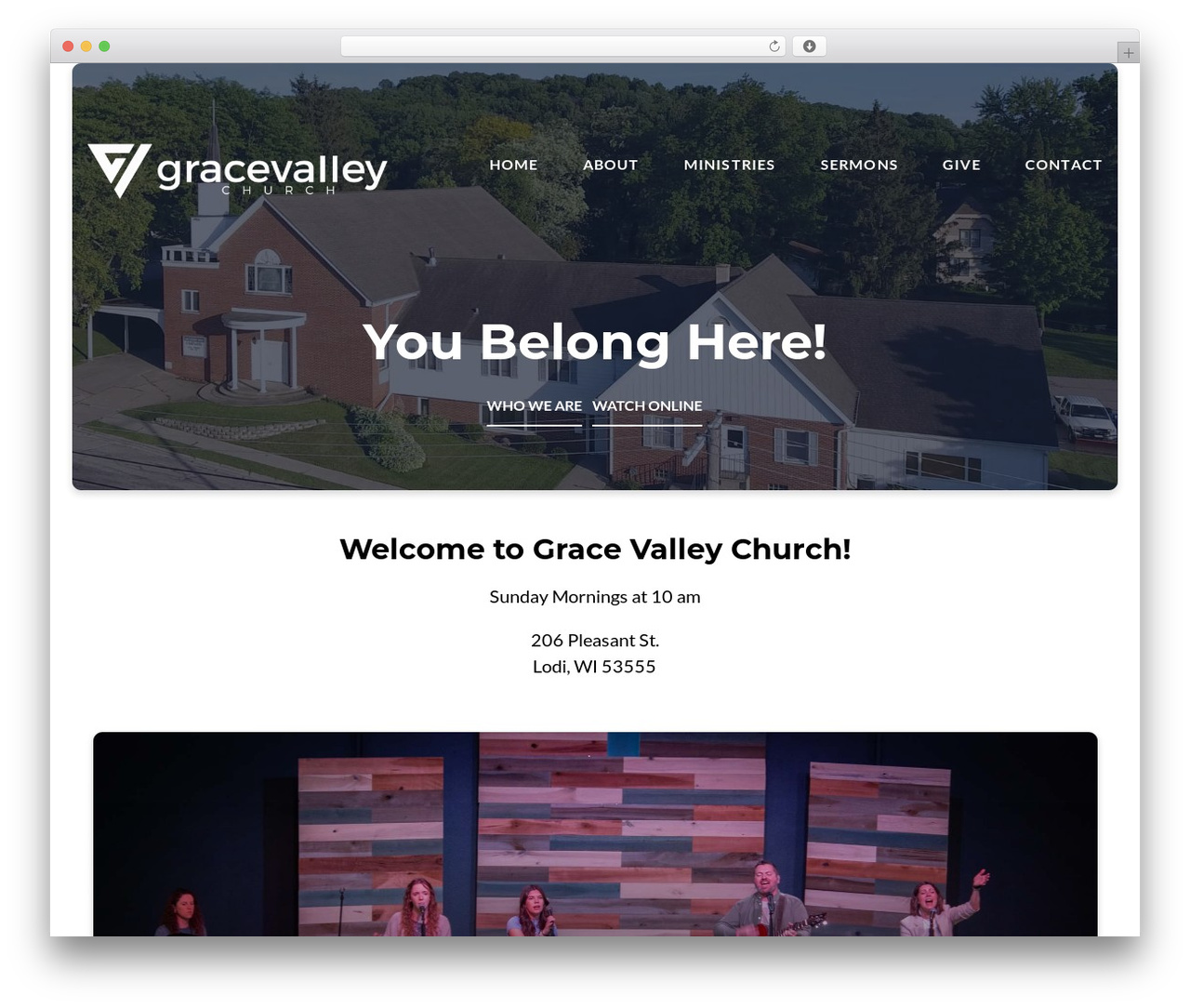 Float theme WordPress - gracevalley.church