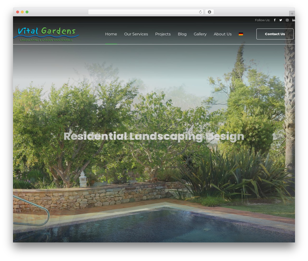Gardena landscaping WordPress theme - vitalgardens.com Gardena landscaping WordPress theme - vitalgardens.com