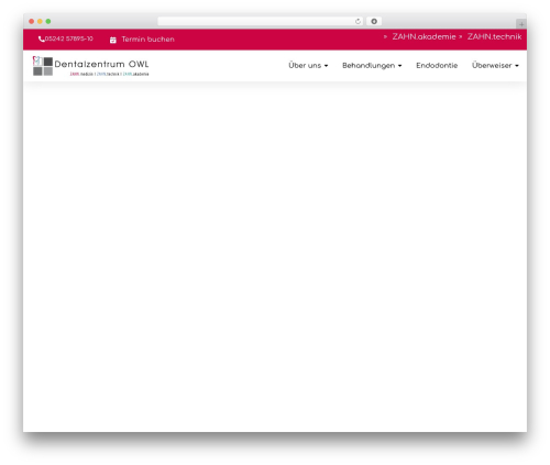 Float menu pro WordPress plugin - dentalzentrum-owl.de