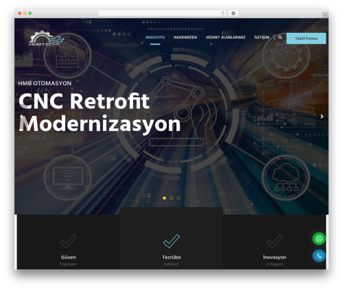 Induscity vc addons WordPress plugin - hmbotomasyon.com