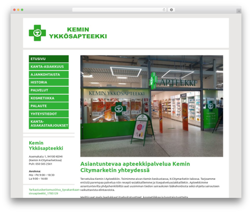 Avoinna tanaan WordPress plugin - keminapteekki.fi