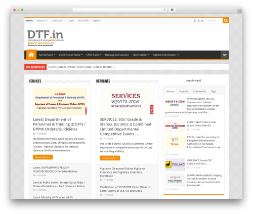 Sahifa theme WordPress - dtf.in