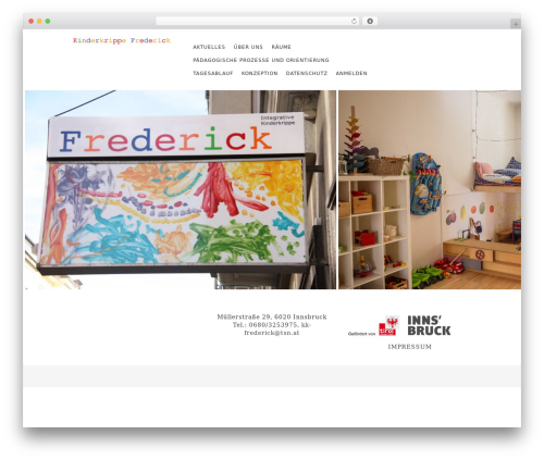 Slide Media Responsive Theme WordPress theme - kinderkrippe-frederick.at